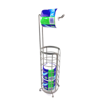 Zhaosheng - Soporte para pañuelos de baño, soporte para almacenamiento de rollos de papel higiénico, soporte para 3 rollos