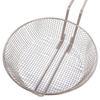 Zhaosheng Hardware - Cesta culinaria niquelada de malla mediana de 10'Cesta para freír en la parte superior de la estufa