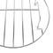 Zhaosheng Hardware - Rejilla Redonda para Enfriar para Hornear, freidora de Aire, Rejilla para cocinar, Rejilla para Olla de Vapor, Rejilla para Vapor de Acero Inoxidable