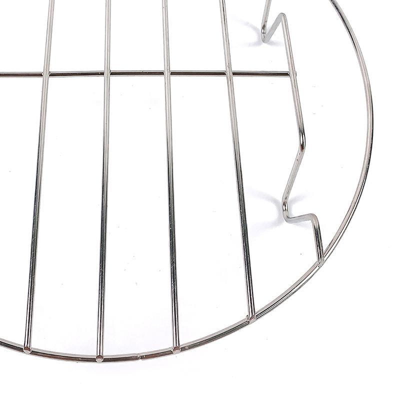 Zhaosheng Hardware - Rejilla Redonda para Enfriar para Hornear, freidora de Aire, Rejilla para cocinar, Rejilla para Olla de Vapor, Rejilla para Vapor de Acero Inoxidable
