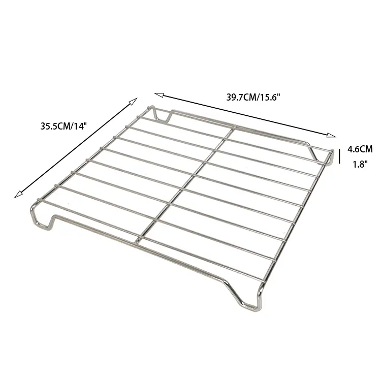 Zhaosheng Hardware - Rejilla comercial personalizada para horno de gas cromado, rejilla para horno de barbacoa de acero inoxidable, rejilla para horno tostador