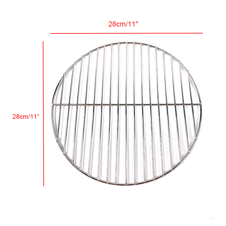 Zhaosheng Hardware - Rejillas redondas de tamaño personalizado para barbacoa de carbón, rejilla para cocinar de acero inoxidable