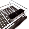 Zhaosheng Hardware - Rejilla para secar platos de aluminio, organizador de cocina, escurridor para platos