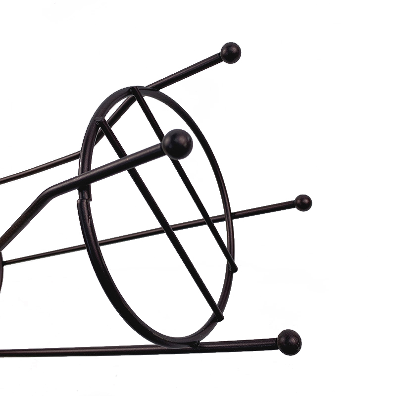 Zhaosheng - Soporte para papel higiénico, estante de metal, soporte para rollo de papel higiénico, dispensador de papel higiénico