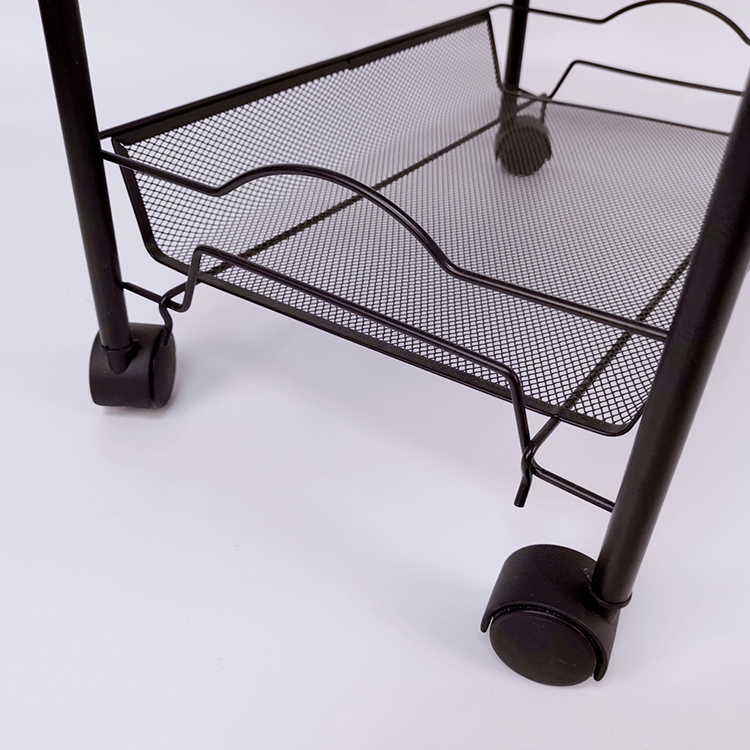 Zhaosheng Hardware - Organizador de carro utilitario de malla de almacenamiento para el hogar Estante de almacenamiento de cocina de 3 niveles