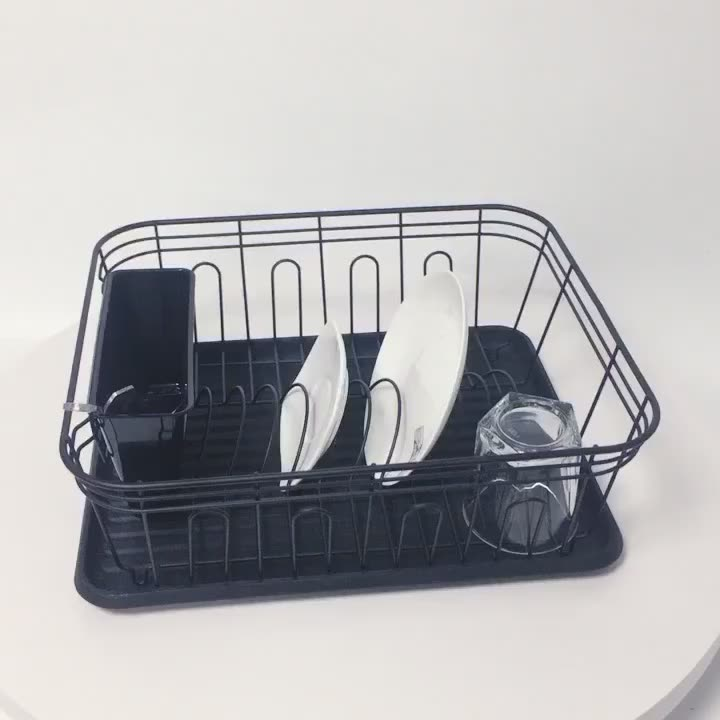 Zhaosheng Hardware - Rejilla de secado de platos de metal para organizador de almacenamiento de cocina