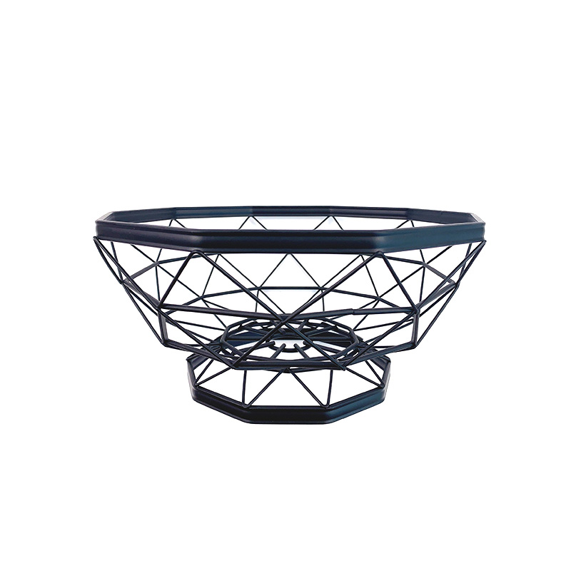 Zhaosheng Hardware - Frutero moderno y sencillo con cesta de almacenamiento de frutas negras