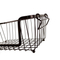 Zhaosheng Hardware - Cesta de despensa de metal apilable para baño, cocina, alimentos, frutas, cesta de almacenamiento de alambre