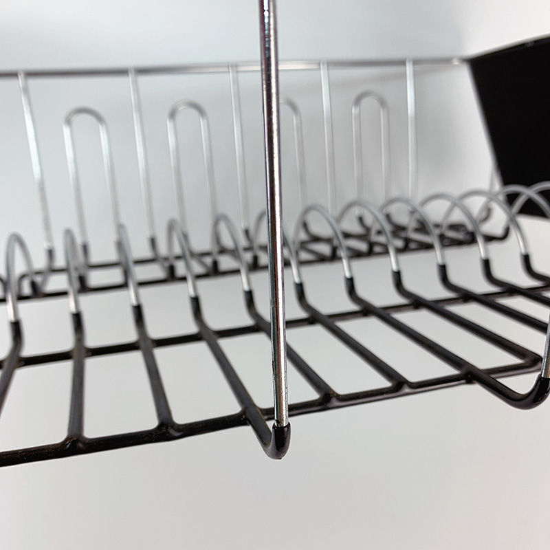 Zhaosheng Hardware - Rejilla para secar platos de gran capacidad con soporte para utensilios