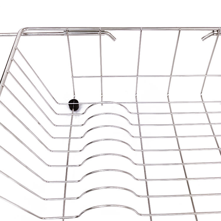 Zhaosheng Hardware - Rejilla para secar platos sobre fregadero, cesta extensible para fregadero de acero inoxidable