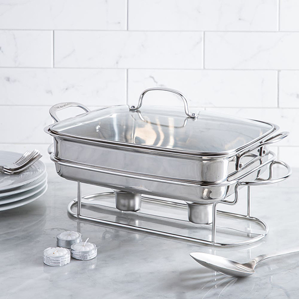 Hardware Zhaosheng: soporte de servidor de servidor de buffet de alimentos de chafer de hierro forjado