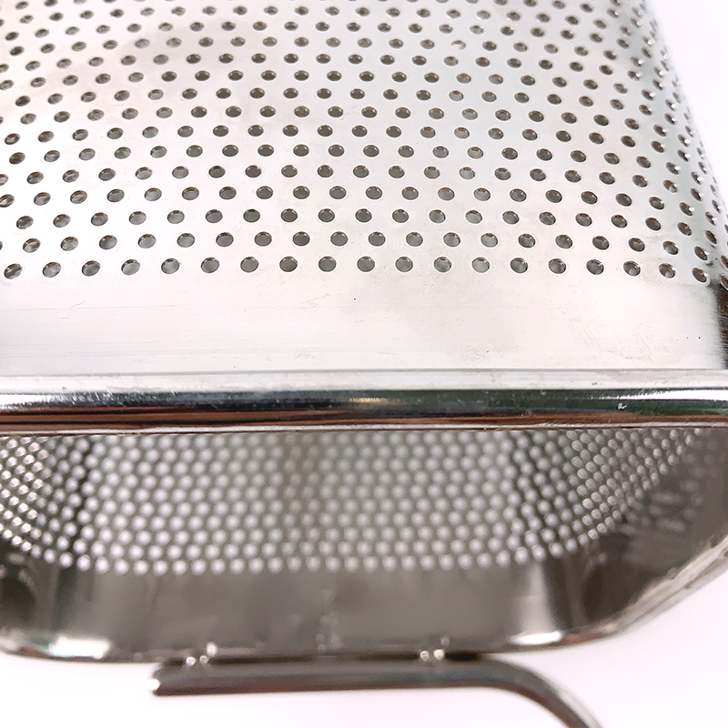 Zhaosheng Hardware - Cesta para cocina de pasta con colador profundo de malla de acero inoxidable con asa