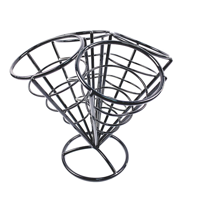 Zhaosheng Hardware - Soporte para conos de alambre para patatas fritas para servir alimentos