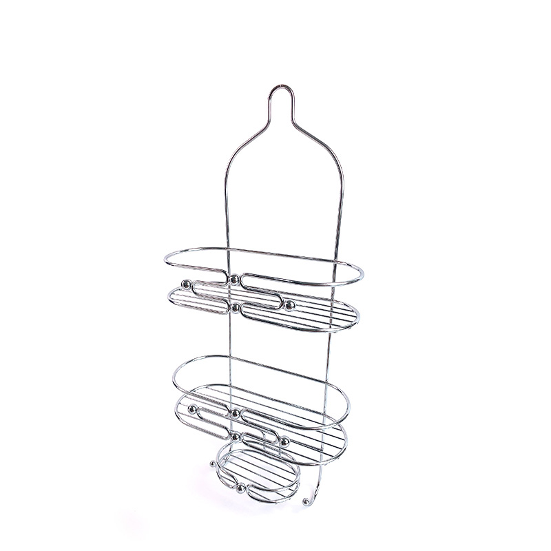 Zhaosheng - Estante de baño de 3 capas con carrito de ducha colgante de alambre