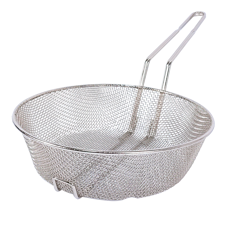 Zhaosheng Hardward - Cesta para freidora con colador de alimentos de malla fina de 10'