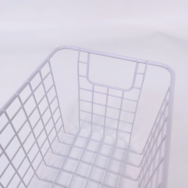 Zhaosheng Hardware - Organizador de almacenamiento de alimentos de alambre de metal, cesta de alambre rectangular para despensa y congelador