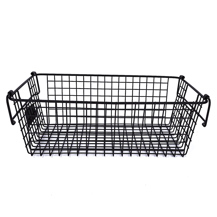 Zhaosheng Hardware - Cesta de almacenamiento apilable de metal, cesta de cocina, cesta de alambre, hierro, cesta de frutas y verduras