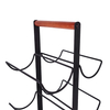 Zhaosheng Hardware - Estante de almacenamiento de botellas de vino de alambre de mesa, estante negro para platos de vino
