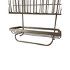 Zhaosheng - Estante de almacenamiento para baño, estante de ducha de metal, carrito de ducha colgante