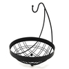 Zhaosheng Hardware - Cesta de almacenamiento de frutas para encimera, frutero decorativo con colgador de plátano
