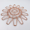 Zhaosheng Hardware - Cesta de alambre plegable para decoración de encimera de cocina, soporte plegable para cesta de frutas de metal