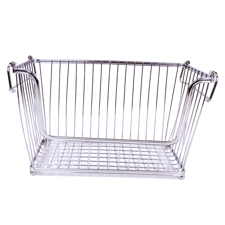 Zhaosheng Hardware - Almacenamiento en el hogar Cocina Organizador de almacenamiento de alambre apilable Cesta de basura Cesta apilable de alambre