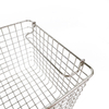 Zhaosheng Hardware - Almacenamiento apilable para el hogar, cocina, baño, frutas, soporte para alimentos, cestas de acero inoxidable