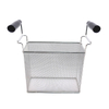 Zhaosheng Hardware - Cesta de inserción de pasta de acero inoxidable con doble asa, cesta rectangular para cocina de pasta eléctrica comercial