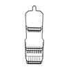 Zhaosheng - Estante para inodoro, carrito para ducha, metal, sin perforación, estante de almacenamiento para baño