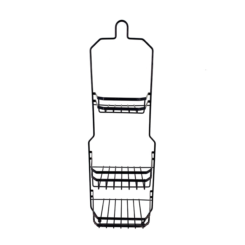 Zhaosheng - Estante para inodoro, carrito para ducha, metal, sin perforación, estante de almacenamiento para baño
