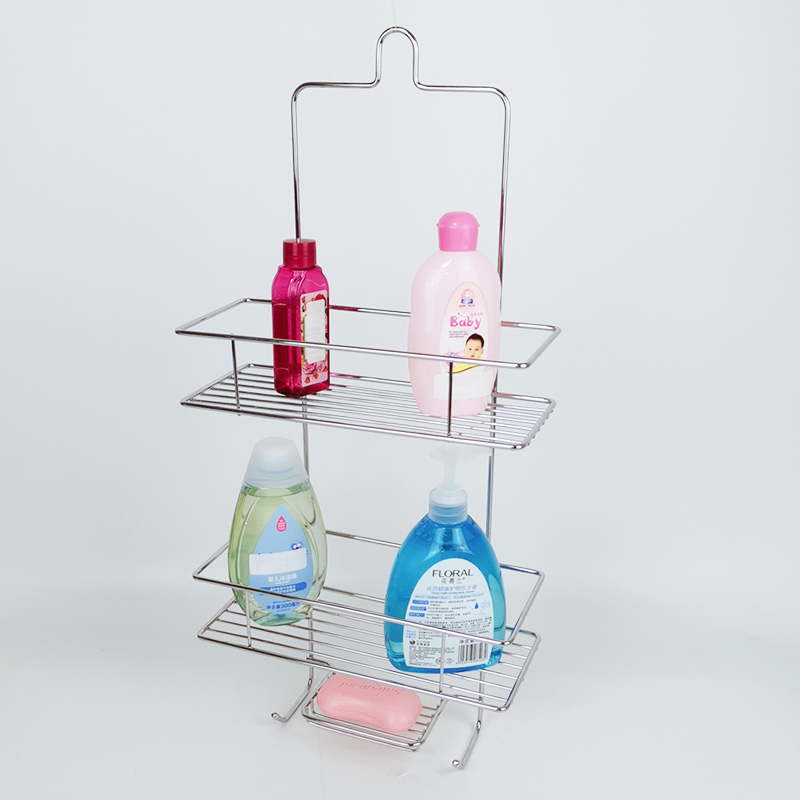 Zhaosheng - Organizador de almacenamiento para baño sobre el cabezal de ducha, estante de cocina, estante de ducha, carrito de ducha colgante