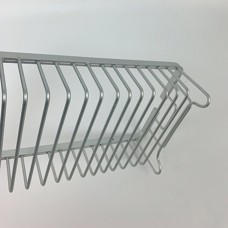 Zhaosheng - Soporte autoadhesivo para champú, estante de almacenamiento para baño, soporte de pared para ducha, carrito de ducha de aluminio