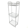 Zhaosheng- Carrito de baño de pie con estante de almacenamiento para baño de primera calidad directo de fábrica con 3 cestas grandes