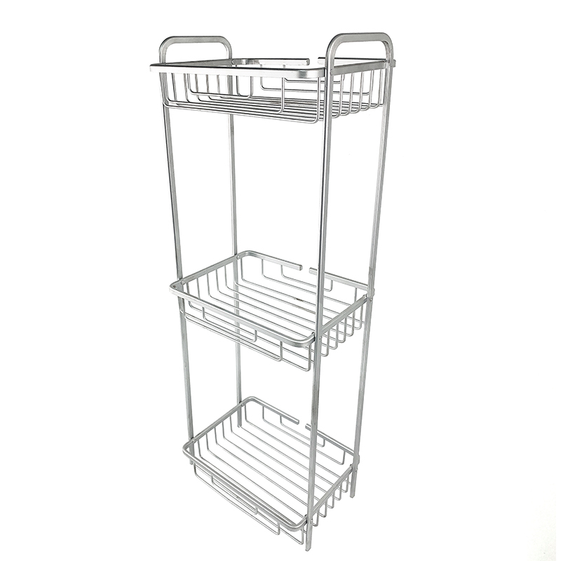 Zhaosheng- Carrito de baño de pie con estante de almacenamiento para baño de primera calidad directo de fábrica con 3 cestas grandes