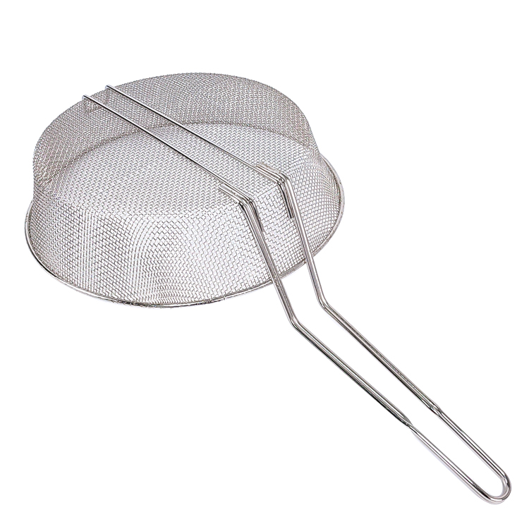 Zhaosheng Hardward - Cesta de malla para freidora de 12 pulgadas, cesta de filtro para freidora de acero inoxidable