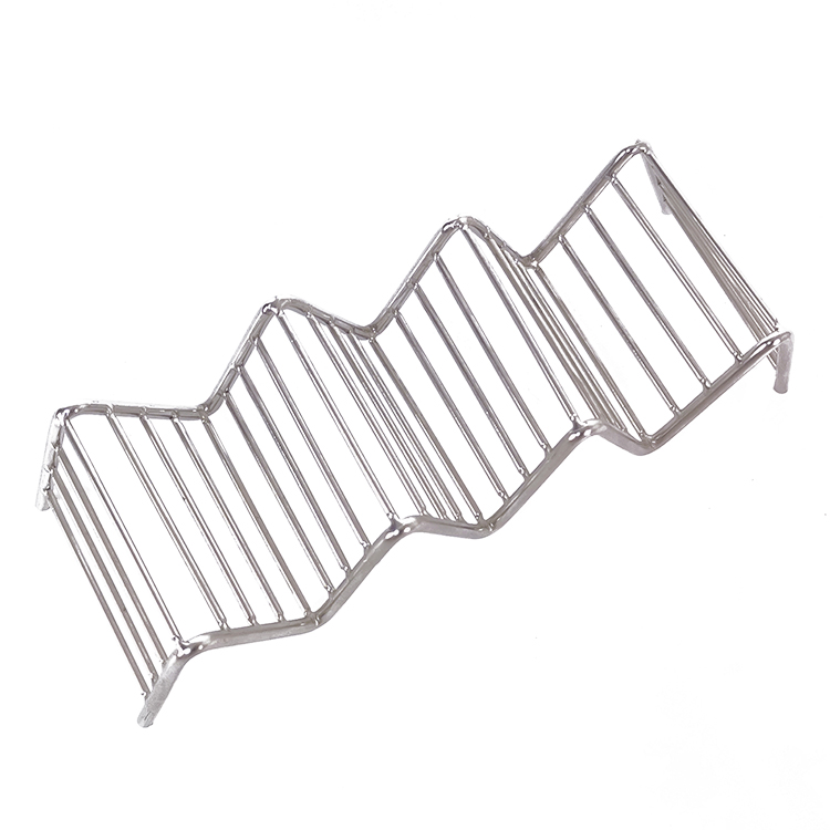 Zhaosheng Hardware - Bandeja para tacos personalizada, paquete de 6 soportes para tacos de acero inoxidable, soporte para tacos cromado