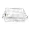 Zhaosheng Hardware - Cesta apilable de acero inoxidable, organizador de almacenamiento, cesta de almacenamiento para despensa y gabinete de cocina