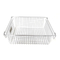 Zhaosheng Hardware - Cesta apilable de acero inoxidable, organizador de almacenamiento, armario de cocina, despensa, cesta de almacenamiento