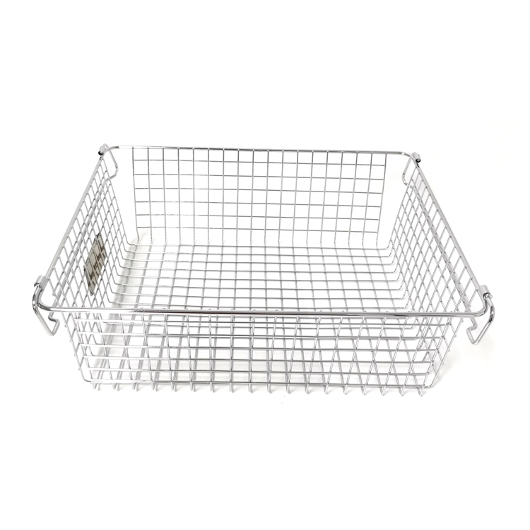 Zhaosheng Hardware - Cesta apilable de acero inoxidable, organizador de almacenamiento, armario de cocina, despensa, cesta de almacenamiento