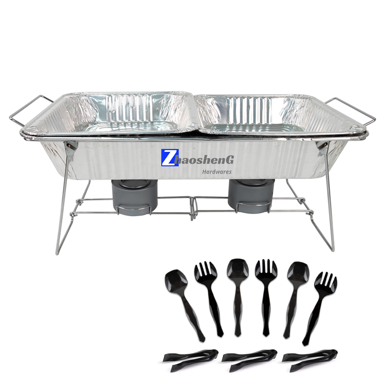 Zhaosheng Hardware - Rejilla plegable para calentador de alimentos, rejilla plegable de alambre para sartenes de tamaño completo