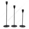 Candelabro decorativo de metal con soportes para velas para bodas