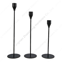 Candelabro decorativo de metal con soportes para velas para bodas