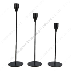 Candelabro decorativo de metal con soportes para velas para bodas