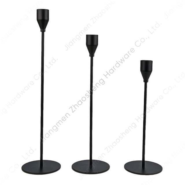 Candelabro decorativo de metal con soportes para velas para bodas