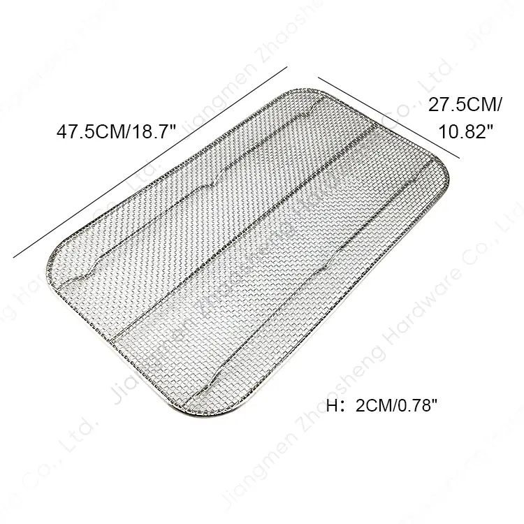 Zhaosheng Hardware - Rejilla de parrilla personalizada Alambre de acero inoxidable Horno para hornear Rejilla Rejilla para enfriar pasteles de vapor para alimentos
