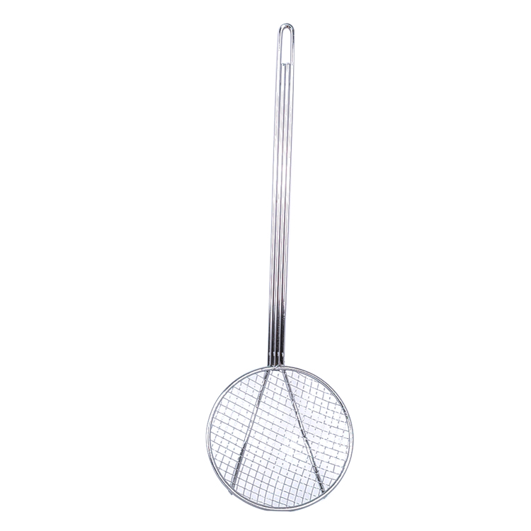 Zhaosheng Hardware - Skimmer de malla redonda cromado de 6 pulgadas para freír fideos de pescado y cocinar