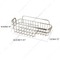 Zhaosheng - Estante de baño de Alambre de Metal, Estante de Almacenamiento de baño montado en la Pared, Carrito de Ducha Adhesivo