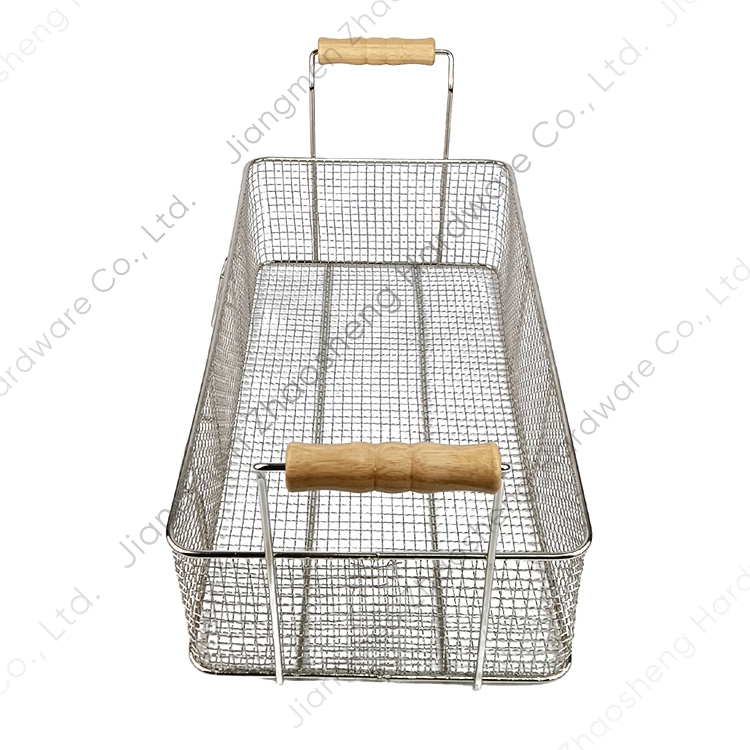 Zhaosheng Hardware - 22L Freír Pollo Patata Cesta para freír Rectángulo Alimentos fritos Comercial Gas Eléctrica Freidora Cesta