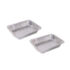 Hardware Zhaosheng - 1/2 Rack de roce de alambre desechable de medio tamaño con sartén de aluminio y cuchara