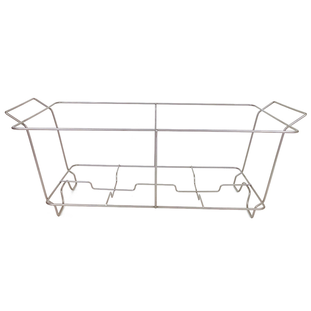 Zhaosheng Hardware - Soporte para calentador de alimentos, bandeja de aluminio, estante para platos para frotar con alambre cromado